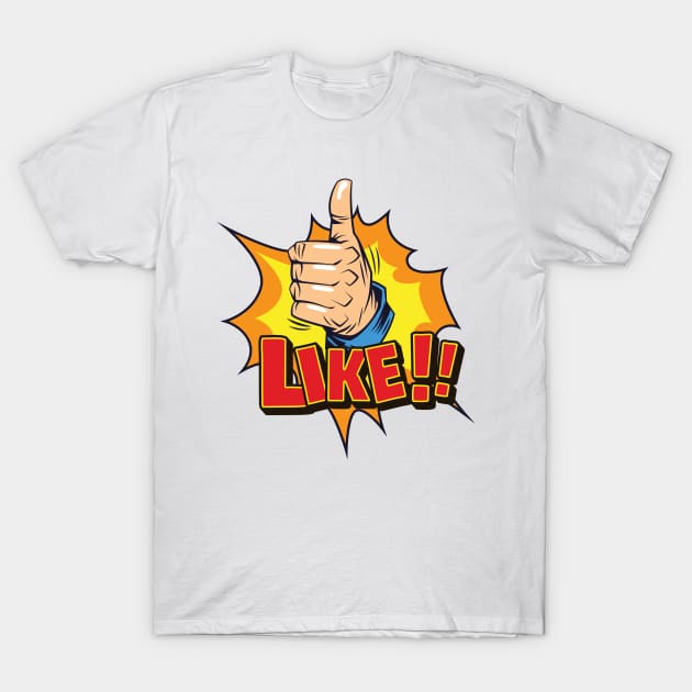 Like Thumb T-Shirt by DOBSHIRT